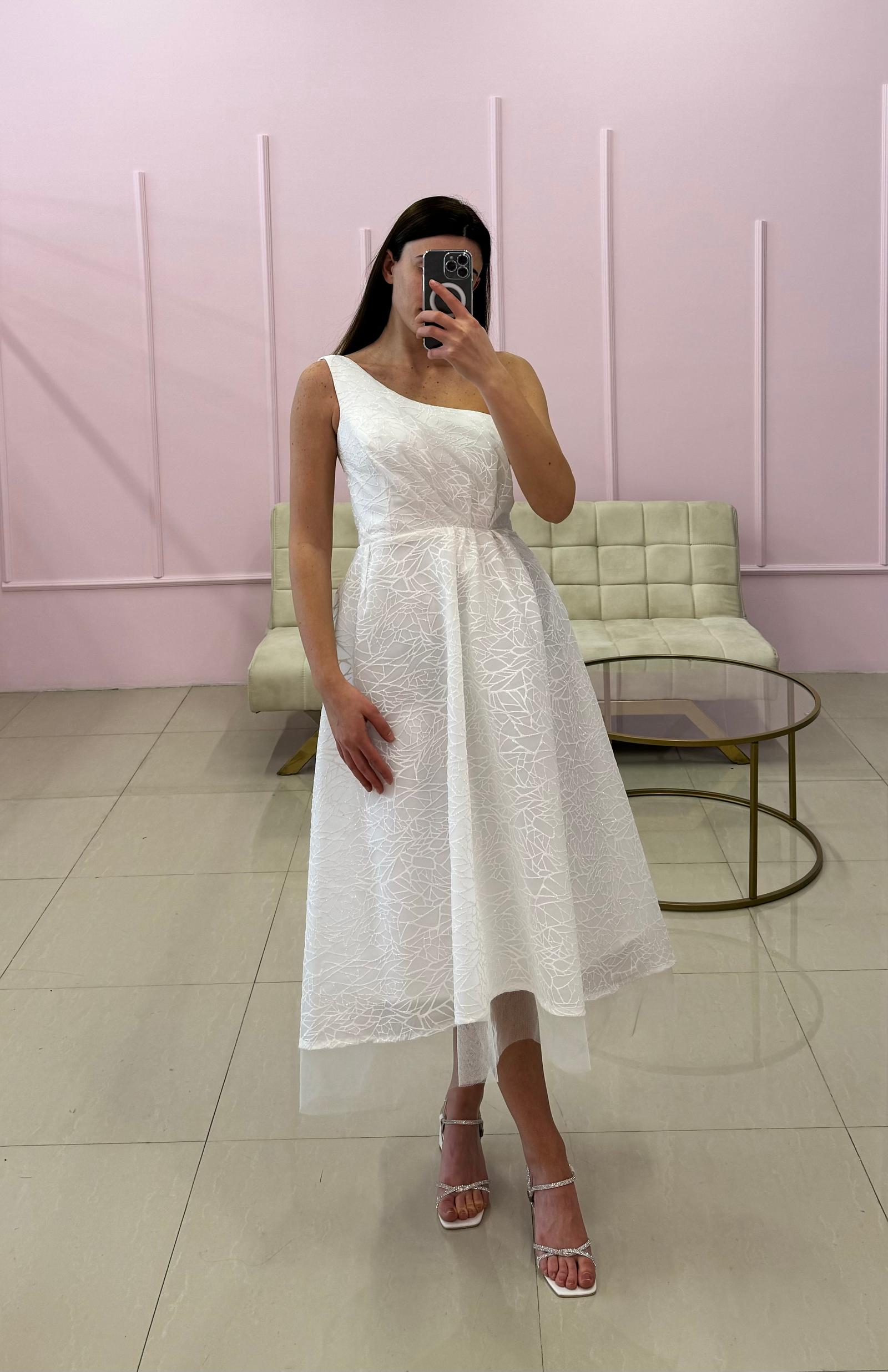 Elegant Textured Designer Dress