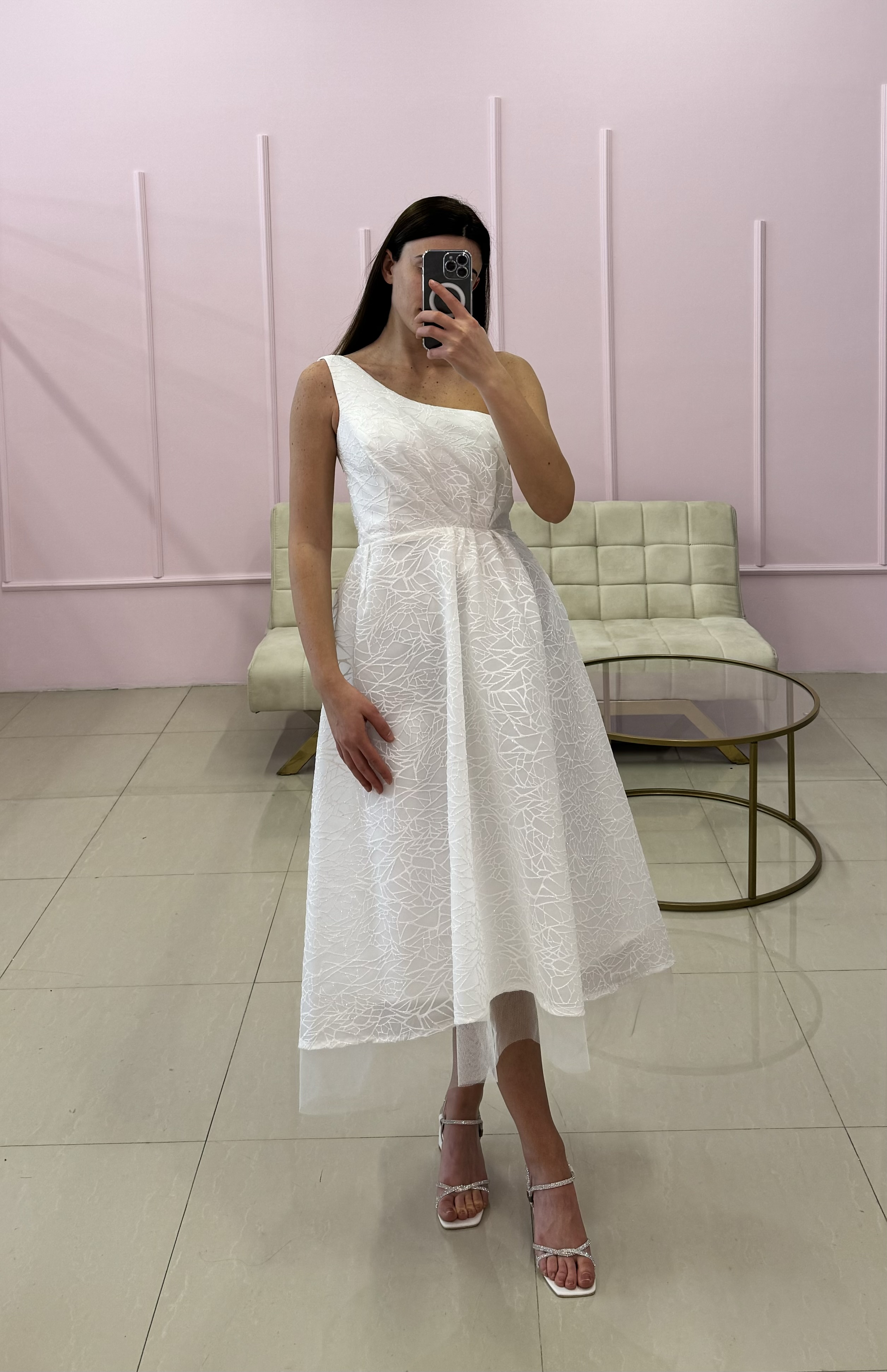 Elegant Textured Designer Dress