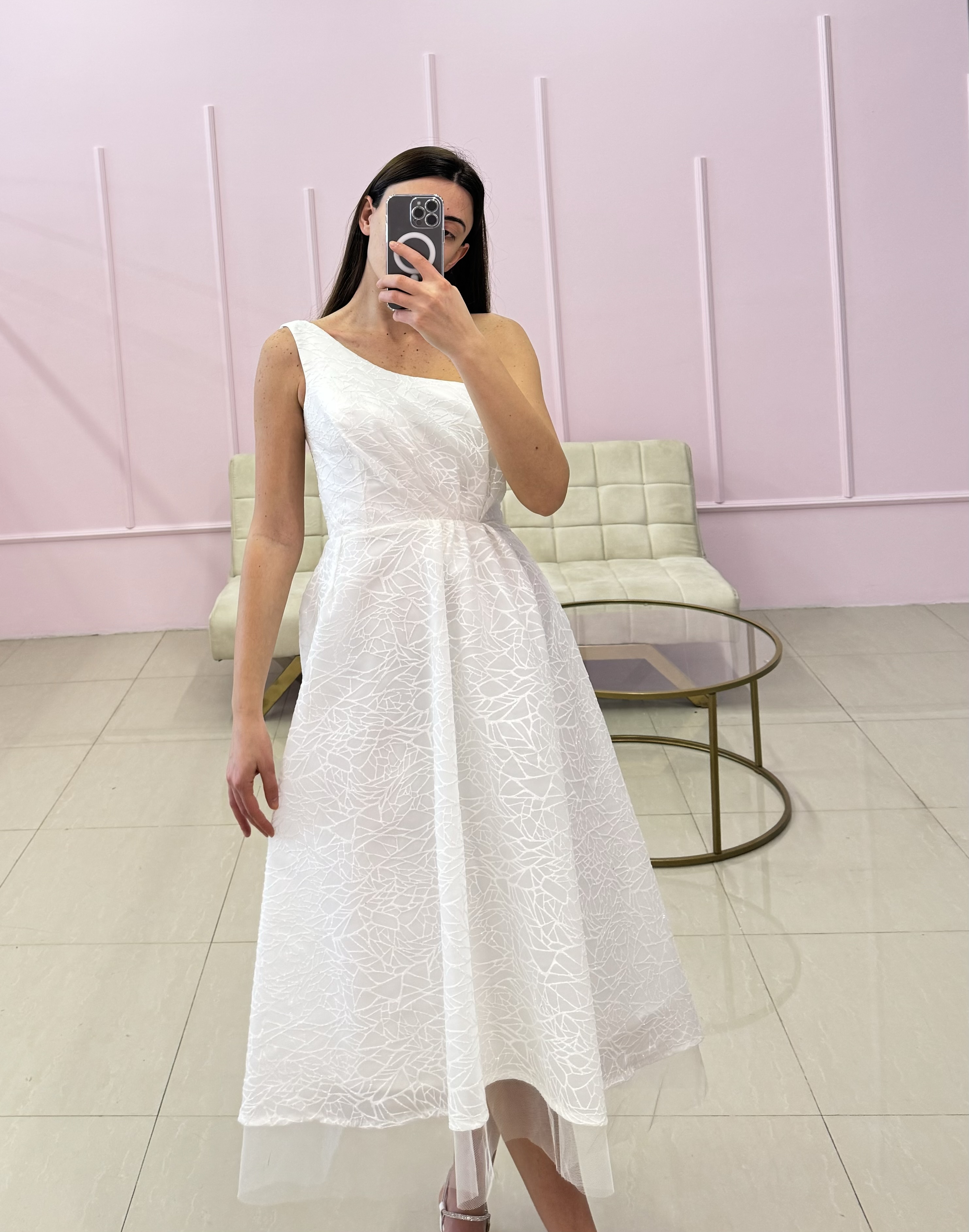 Elegant Textured Designer Dress