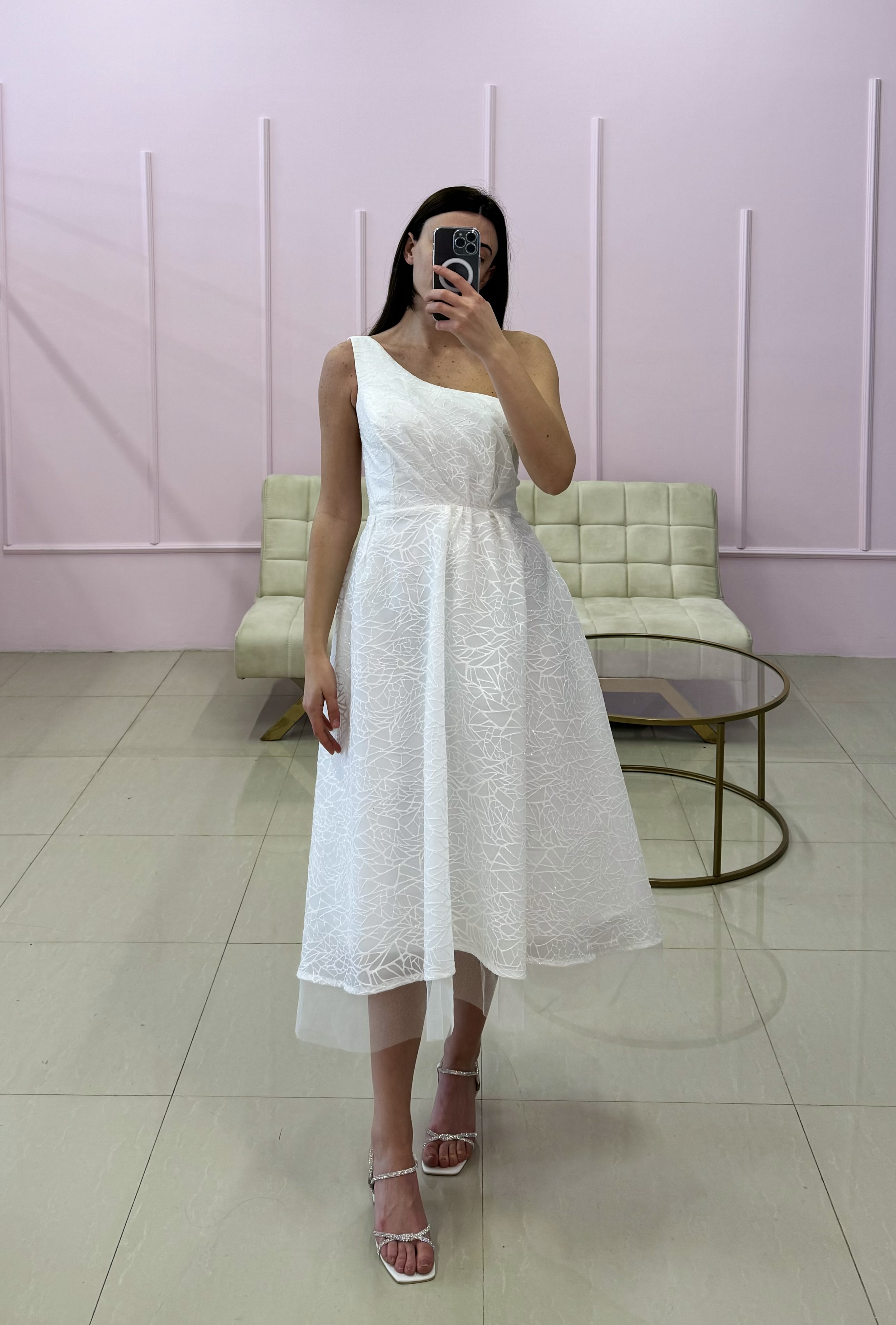 Elegant Textured Designer Dress